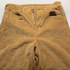 American eagle corduroy jeans.